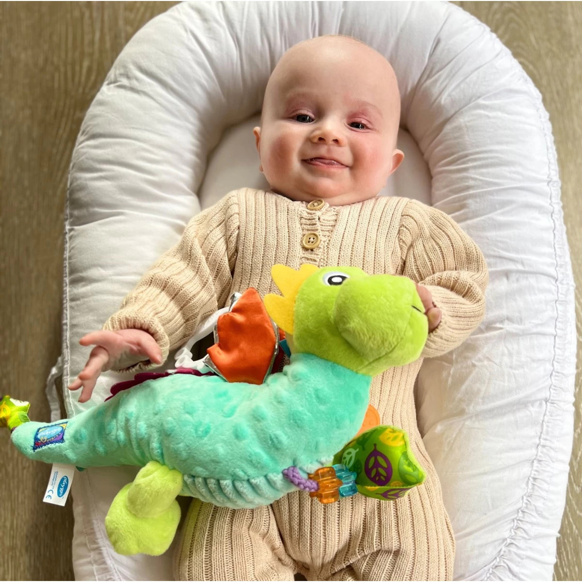 Playgro Sensory Friends Dusty Dragon Buggyspeeltje P0188473 - Afbeelding 9