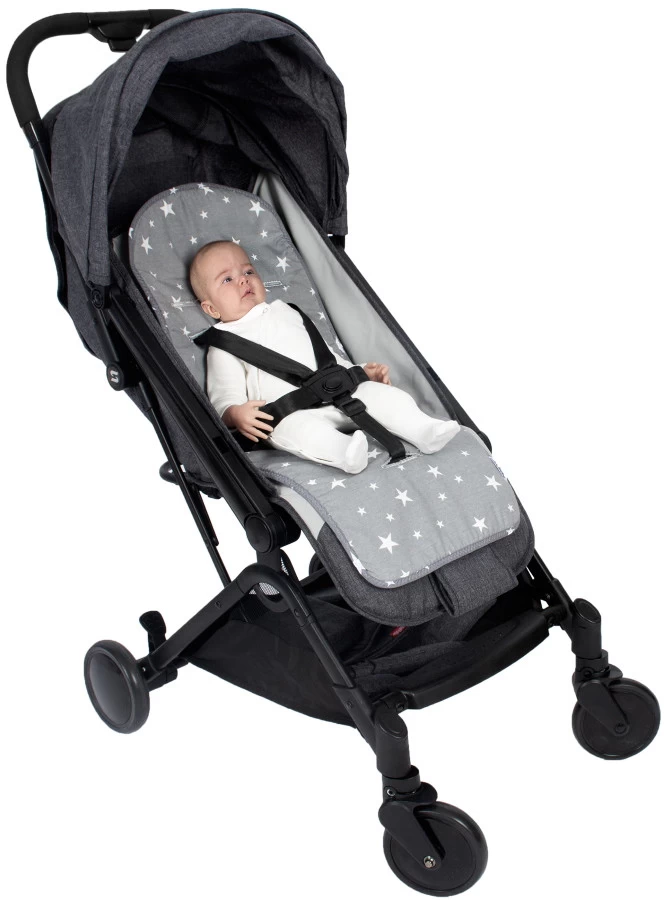 Sevibaby Star Grijs Wandelwagen/Buggy Inlegkussen 43-13 - Afbeelding 4