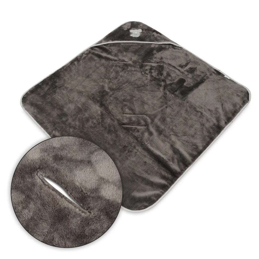Babymatex Koala Grijs 95x95 Cm Microvezel Wikkeldeken Voor Autostoel TB0149_45 - Afbeelding 4