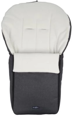 Zaffiro Melange Antraciet Wit Universele Afritsbare Voetenzak S13