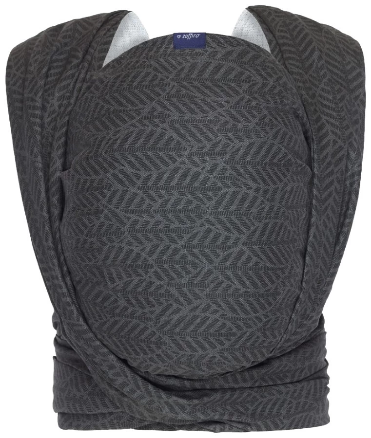 Zaffiro Be Close Graphite Leaves Multifunctionele Draagdoek N17 7800
