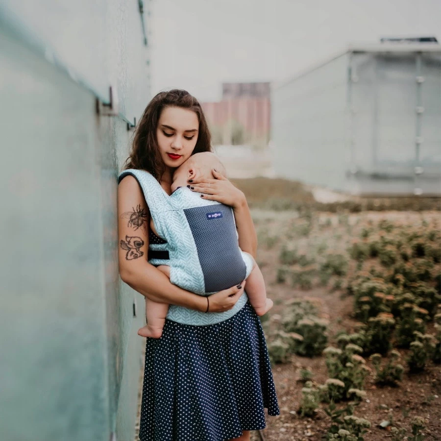 Zaffiro City Air Beige Leaves Ergonomische Draagzak 7398 - Afbeelding 6