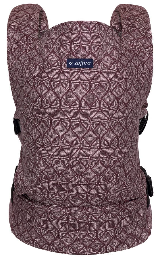 Zaffiro City Geo Burgund Ergonomische Draagzak 8258