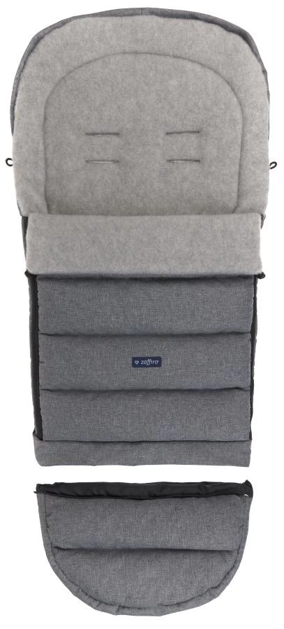 Zaffiro IGROW 2.0 Wol Organic Grey Voetenzak - Afbeelding 2