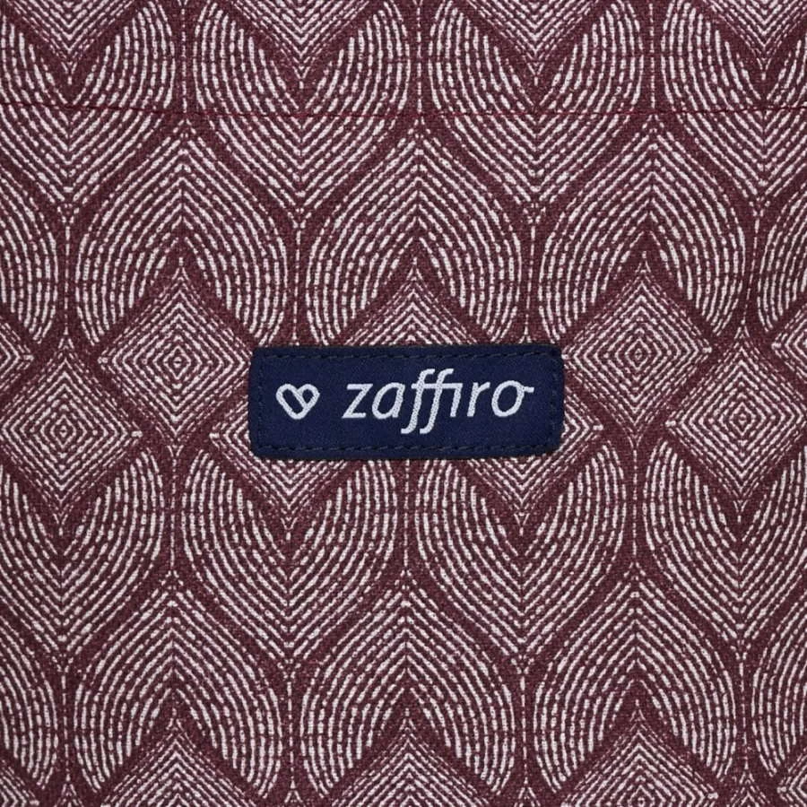 Zaffiro Smart 2.0 Geo Burgund Ergonomische Draagzak 8067 - Afbeelding 9