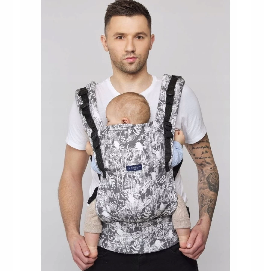 Zaffiro Smart 2.0 Graphite Leaves Ergonomische Draagzak 7992 - Afbeelding 8