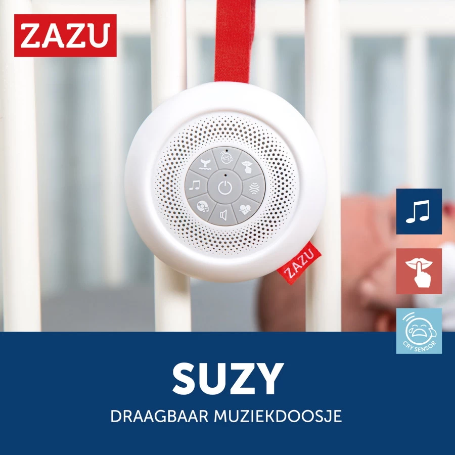 Zazu Suzy Portable Baby Soother Muziekdoosje ZA-SUZY-01 - Afbeelding 2