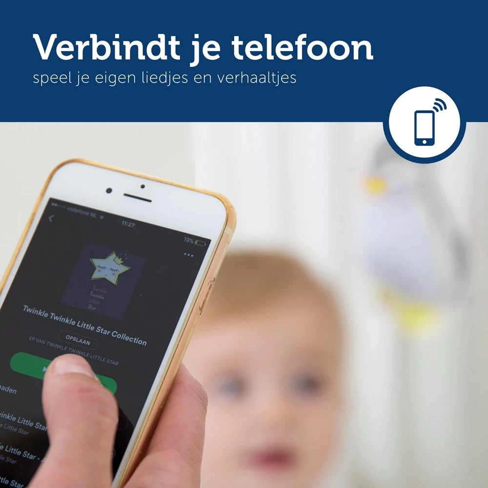 Zazu Zoe De Pinguin Grijs 3 In 1 Muziekdoosje ZA-ZOE-01 - Afbeelding 7